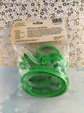 Vintage 1990 Wilton Easter Favorites Green Plastic Cookie Cutter, NEW & Sealed