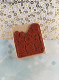 Vintage 2000 Stampin' Up Cute Lil' Honeybee Bear Wooden Stamp Block CLEAN