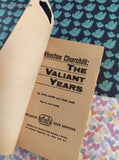 Vintage 1963 1st Scholastic Book Services Printing Winston Churchill: The Valiant Years T391 Softcover