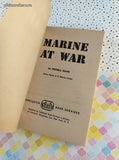 Vintage 1965 1st Scholastic Book Services Printing Marine at War T743 Softcover