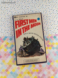 Vintage 1964 3rd Ballantine Printing First Men in the Moon by H.G. Wells Softcover