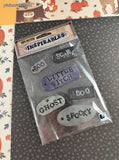 Sticko Inspirables Spooky Halloween 3-Dimensional Stone Sticker Pack, New/Sealed
