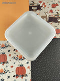 Halloween Bamboo Fibre Small Square Storage Container w/Lid, Clean