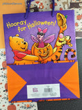 Vintage Walt Disney's Winnie the Pooh & Friends Medium Halloween Hallmark Gift Bag, Unused