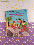 Vintage 1973 Little Golden Book: Walt Disney's Favorite Nursery Tales The Gingerbread Man and the Golden Goose Hardcover