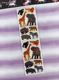 Vintage Hambly SHINY Zoo Animals Full Sticker Sheet, Unused