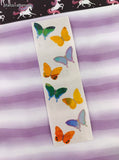 Vintage 2000 Mrs. Grossman's SHINY Butterflies Full Sticker Sheet, Unused