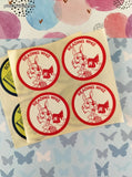 RARE Vintage 1970's Rewards Book Worm Reading Whiz Super Star Full Sticker Sheets Set/3