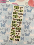 Vintage 1996 Mrs. Grossman's Dollars & Cents Money Full Sticker Sheet, Unused