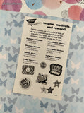 Vintage Trend "Bees Buzz" T-46168 Cute Lil' Miniature Bumblees Full Sticker Sheet