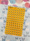 Vintage Trend "Bees Buzz" T-46168 Cute Lil' Miniature Bumblees Full Sticker Sheet