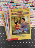 Vintage 1980's Baby-Sitter's Club Scholastic Softcover Book Set/4 #13 - #16 in Collector's Box
