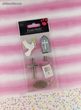 Sandylion Essentials Jesus Fish SHINY Church 3-Dimensional Sticker Pack, New/Sealed