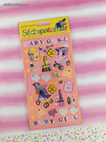 Vintage Stickopotamus Stickers, Baby Girl, 1 Sheet New & Sealed