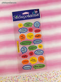 Vintage Stickopotamus Stickers, Party Captions, 1 Sheet New & Sealed