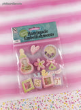 Nicole Classic Handmade Embellishments New Baby 3-Dimensional Sticker Packs Set/3, New/Sealed