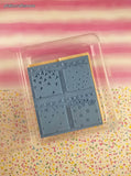 Vintage 2006 Stampin' Up! Gently Falling Wooden Block/Rubber Stamp Set/4 Unmounted