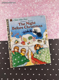 Vintage 1991 Little Golden Book: The Night Before Christmas, Hardcover