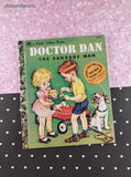 Vintage 1993 Little Golden Book: Doctor Dan the Bandage Man, Hardcover