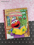 2015 Little Golden Book: Sesame Street Elmo's 12 Days of Christmas, Hardcover, Like New