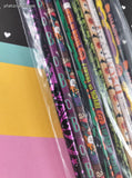 Halloween Unsharpened Pencil Assorted Lot, Set/10