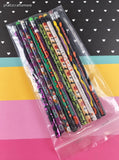 Halloween Unsharpened Pencil Assorted Lot, Set/10