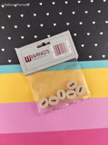 Vintage Wang's International Miniature Wooden Numbers "Zero" Sealed Pack