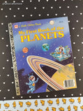 Vintage 1985 Little Golden Book: My First Book of the Planets Hardcover