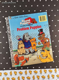 Vintage 1986 Little Golden Book: Pound Puppies, Problem Puppies Hardcover