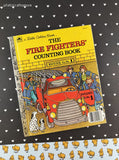 Vintage 1983 Little Golden Book: The Fire Fighters' Counting Book Hardcover