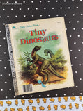 Vintage 1988 Little Golden Book: Tiny Dinosaurs Hardcover