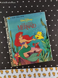 Vintage 1995 Little Golden Book: Walt Disney Presents The Little Mermaid Hardcover