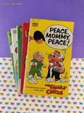 Vintage 1960's/1970's Family Circus Fawcett Softcover Books Set/5