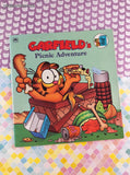 Vintage 1988 Garfield: Picnic Adventure Golden Look-Look Softcover