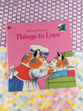 Vintage 1987 Richard Scarry's Things to Love Golden Look-Look Softcover