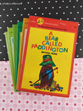 Vintage 1970's Dell Yearling Paddington Adventures Michael Bond Softcovers Set/6