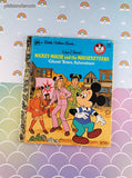 Vintage 1977 Little Golden Book: Walt Disney's Mickey Mouse and the Mouseketeers Ghost Town Adventure Hardcover