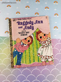 Vintage 1976 Little Golden Book: Raggedy Ann and Andy and the Rainy-Day Circus Hardcover