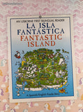 Vintage 1996 La Isla Fantastica (Fantastic Island) Usborne First Bilingual Reader Illustrated Softcover