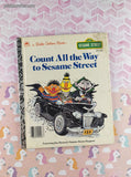 Vintage 1985 Little Golden Book: Count All the Way to Sesame Street Hardcover