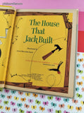 Vintage 1959 Rand McNally Book, "The House That Jack Built" Hardcover