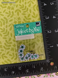 Jolee's By You Blue Dahlia Flowers 3-Dimensional Sticker Pack, New/Sealed