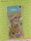 Jolee's EK Success Seashells SPARKLE 3-Dimensional Sticker Pack, New/Sealed