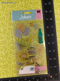 Jolee's EK Success New Years SPARKLE 3-Dimensional Sticker Pack, New/Sealed