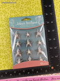 Jolee's Boutique GLITTERY Silver Stars 3-Dimensional Sticker Pack, New/Sealed