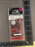 Sandylion Essentials SHINY Valentines 3-Dimensional Sticker Pack, New/Sealed