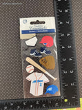 Sandylion Essentials Baseball All Stars 3-Dimensional Sticker Pack, New/Sealed