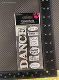 Sandylion Essentials SHINY Love to Dance 3-Dimensional Sticker Pack, New/Sealed