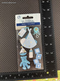 Sandylion Essentials Baby Boy 3-Dimensional Sticker Pack, New/Sealed