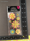 Sandylion Essentials Pastel Flowers 3-Dimensional Sticker Pack, New/Sealed
